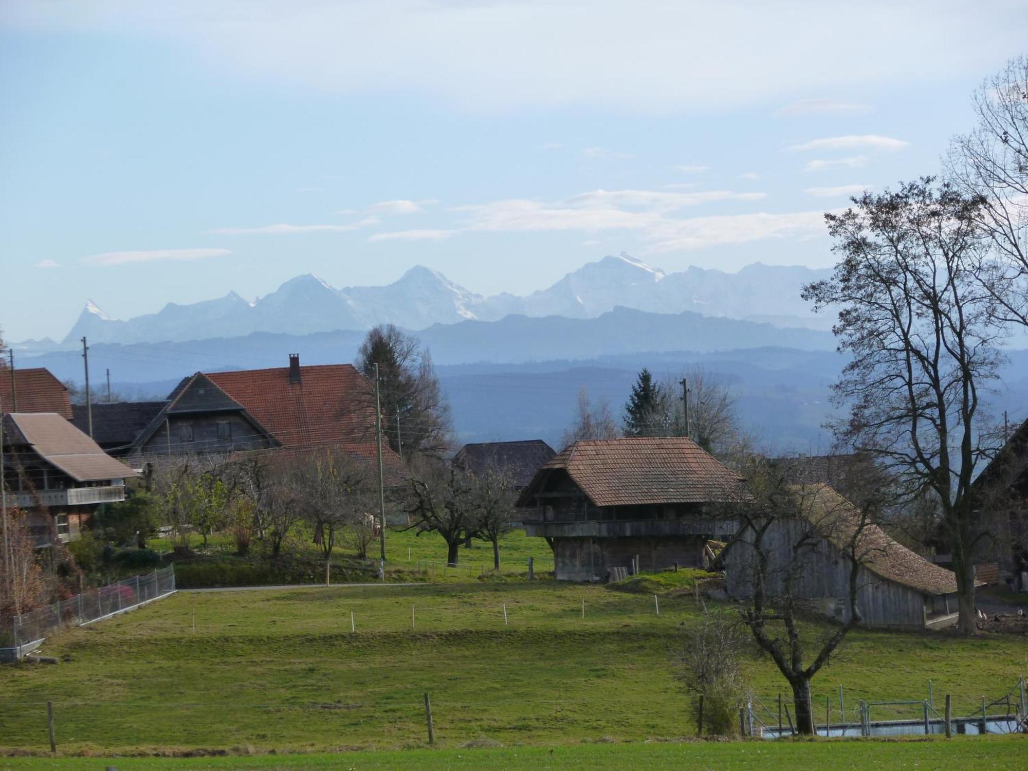 Alpenblick Ferenberg Bern Hotel Stettlen Bagian luar foto