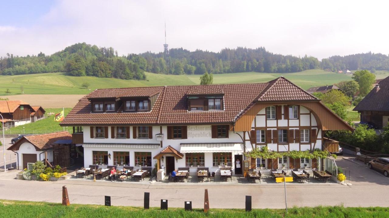 Alpenblick Ferenberg Bern Hotel Stettlen Bagian luar foto
